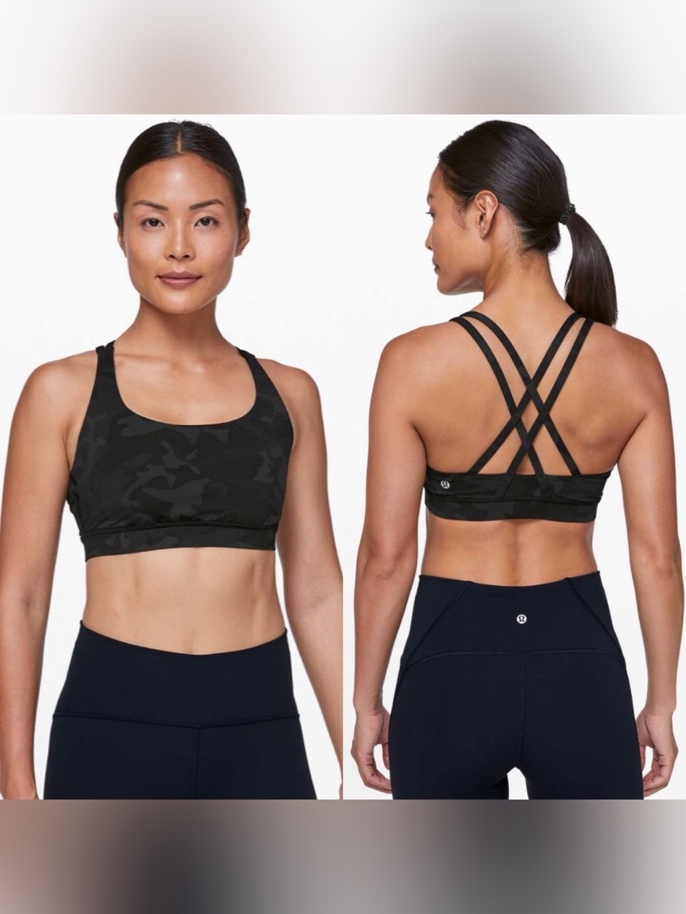 Lululemon Energy Bra in Incognito Camo Multi Grey 4